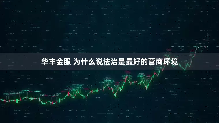 华丰金服 为什么说法治是最好的营商环境